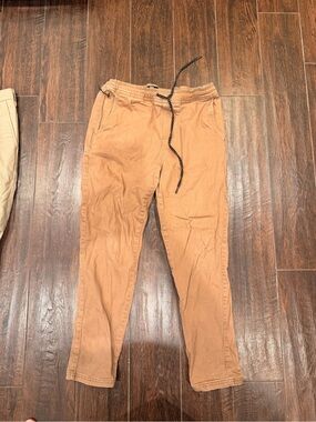 RSQ Jeans Drawstring Jogger Pants | Men’s Medium | Beige/Tan